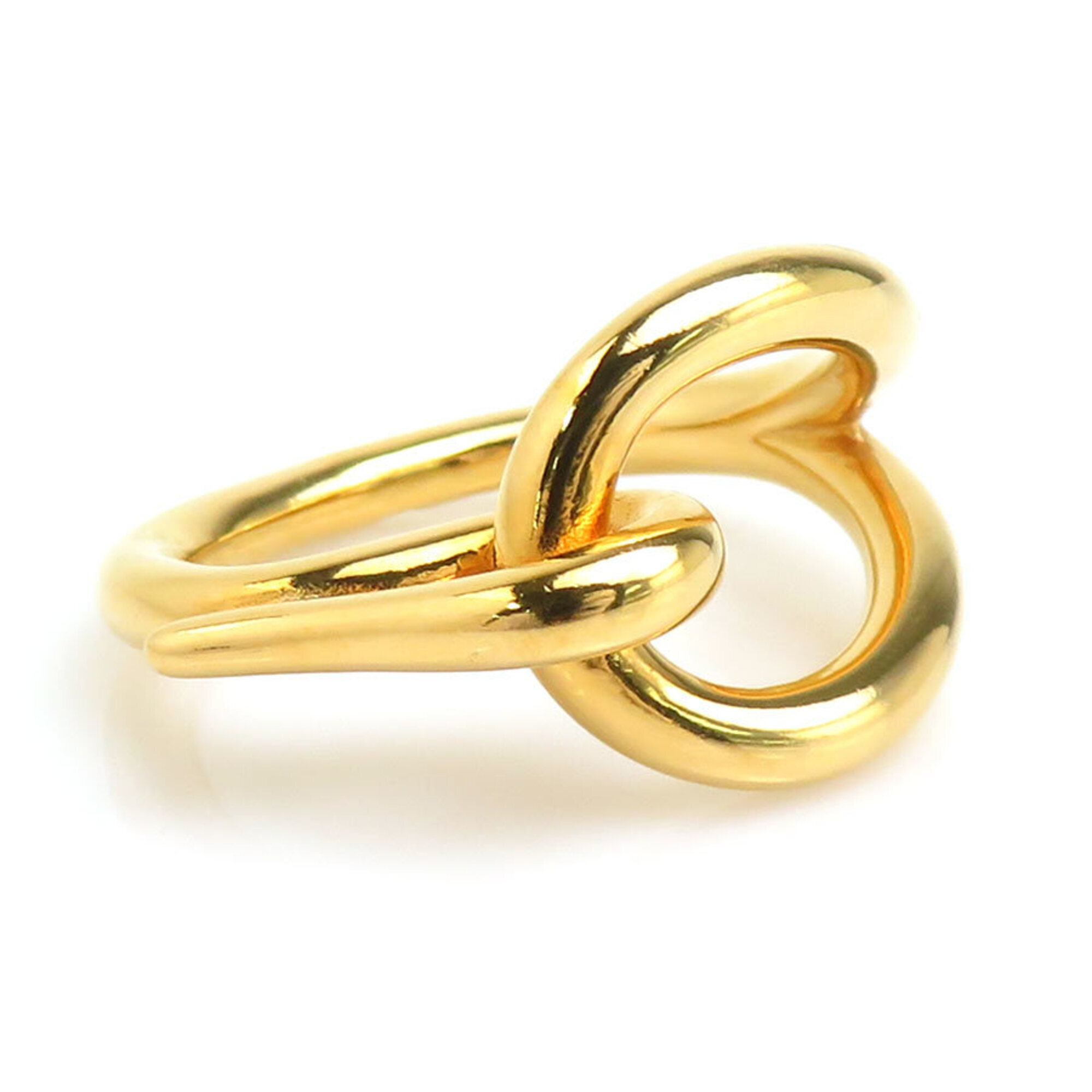 Hermes Hermes Scarf Muffler Ring Metal Gold Women's E61936a